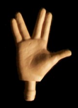 The Voyage Home: extra Hand (Spock)