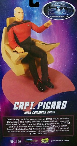 Star Trek - The Next Generation (Command Chair): Captain Picard (back)