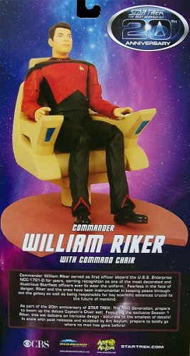 Star Trek - The Next Generation (Command Chair): Commander Riker (back)