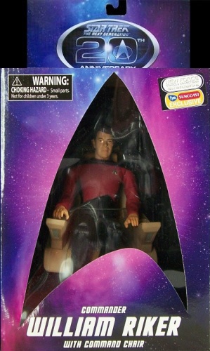 Star Trek - The Next Generation (Command Chair): Commander Riker (Sticker Version)