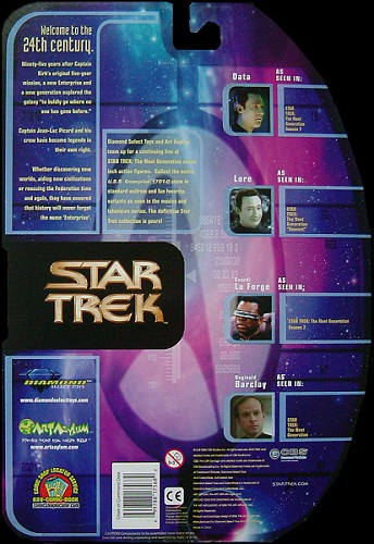 TNG (Exclusive): "Chain of Command" Lieutenant Commander Data (back)