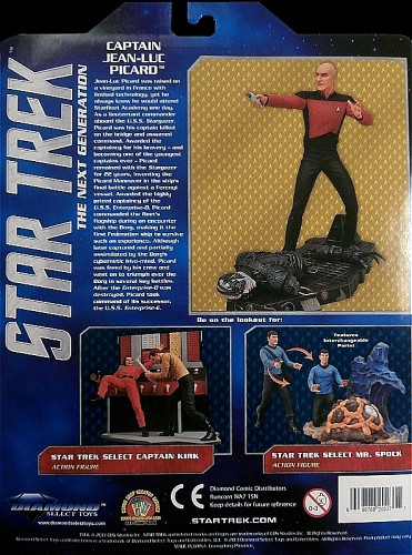 Star Trek - TNG (Select): Captain Picard (back)