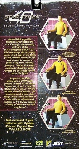 Star Trek - Original Series (Command Chair): Captain Kirk ("Where no man has gone before") (back)