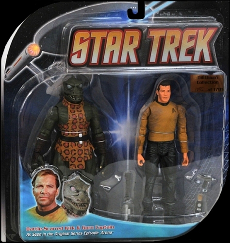 TOS (Dilithium Collection): Battle Scarred Kirk & Gorn Captain (2 Pack)