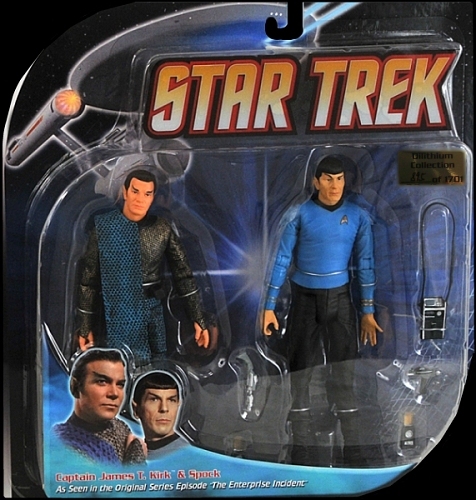 TOS (Dilithium Collection): Captain James T. Kirk & Spock (2 Pack)