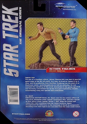 Star Trek - Original Series (Select): Captain Kirk (Toys "R" Us Exclusive) (back)