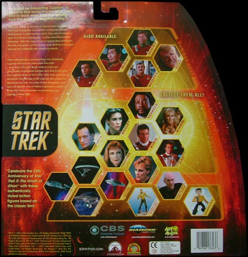TOS: Khan / Captain James T. Kirk (2 Pack) (back)