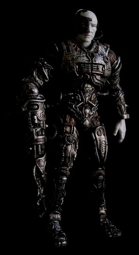customized Star Trek - Borg (Assimilation): fully assimilated Locutus (modified Nemesis Picard head on a mix of Borg bodyparts)
