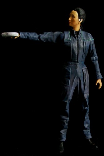 customized Enterprise - Broken Bow: Ensign Hoshi Sato (Away Team Sato head, Broken Bow T'Pol hands and shoes on a modified Broken Bow Mayweather body)