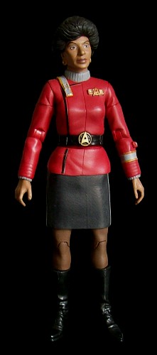 customized Star Trek - The Undiscovered Country: Commander Uhura (modified "The Wrath of Khan" Uhura body on modified "Trials And Tribble-Ations" Dax legs)