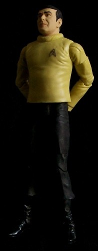 customized Star Trek - Original Series: Scott (Where No Man Has Gone Before) (modified TOS Scott head on modified Command Chair Pike body)